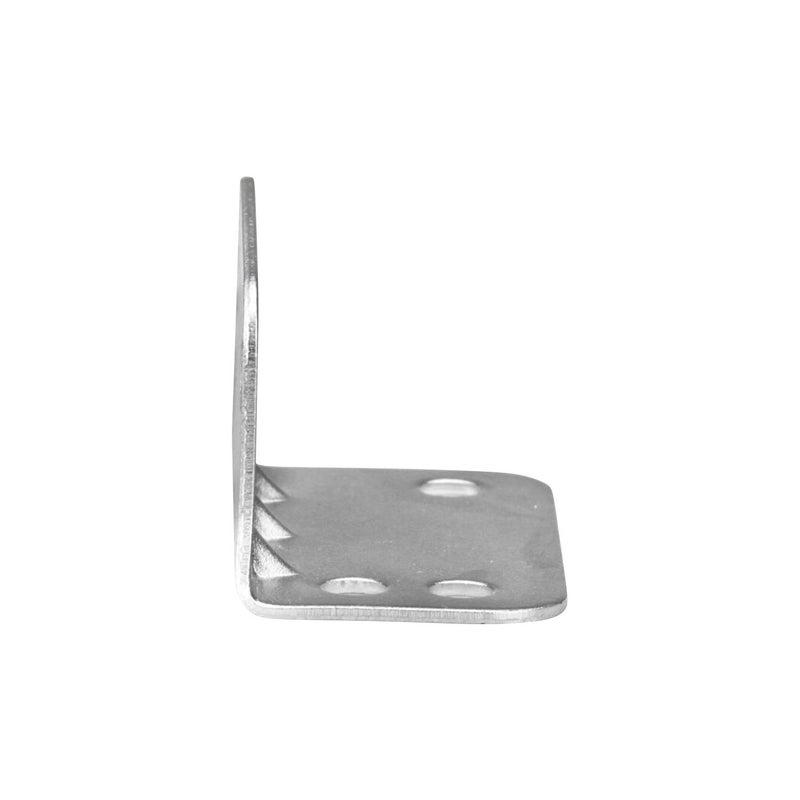 Rok Hardware Heavy Duty Metal Bracket Right Angle Brace, 20 Gauge, Zinc Finish, 50 Pack - Image 3